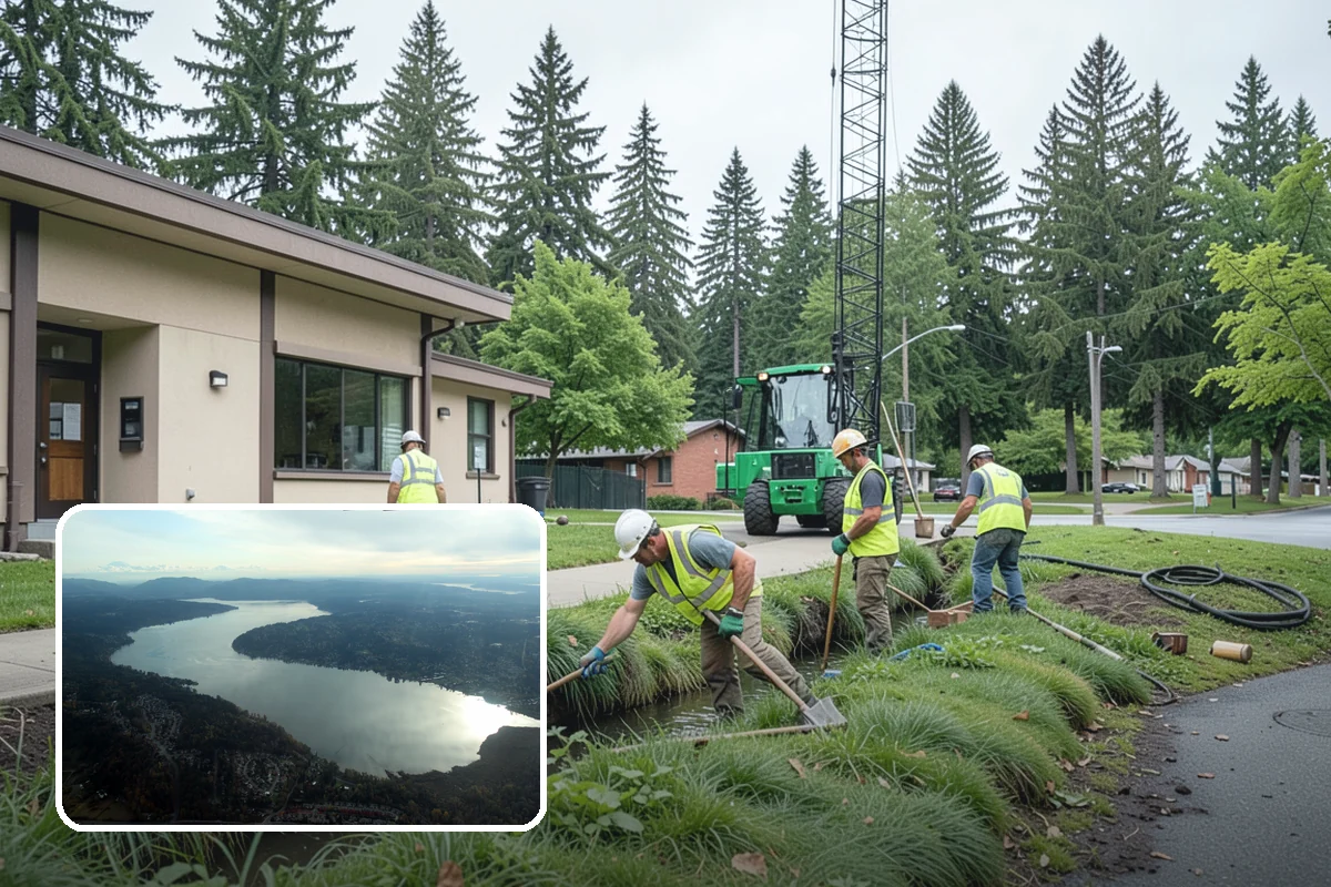 Trail Clearing in Sammamish, King County, WA - Restores safe tread width and overhead clearance