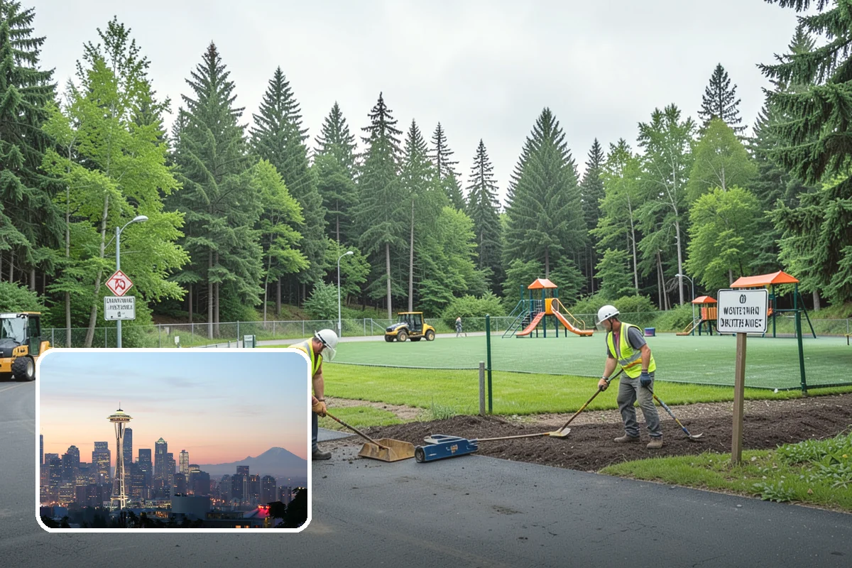 Trail Clearing in Seattle, King County, WA - Restores safe tread width and overhead clearance