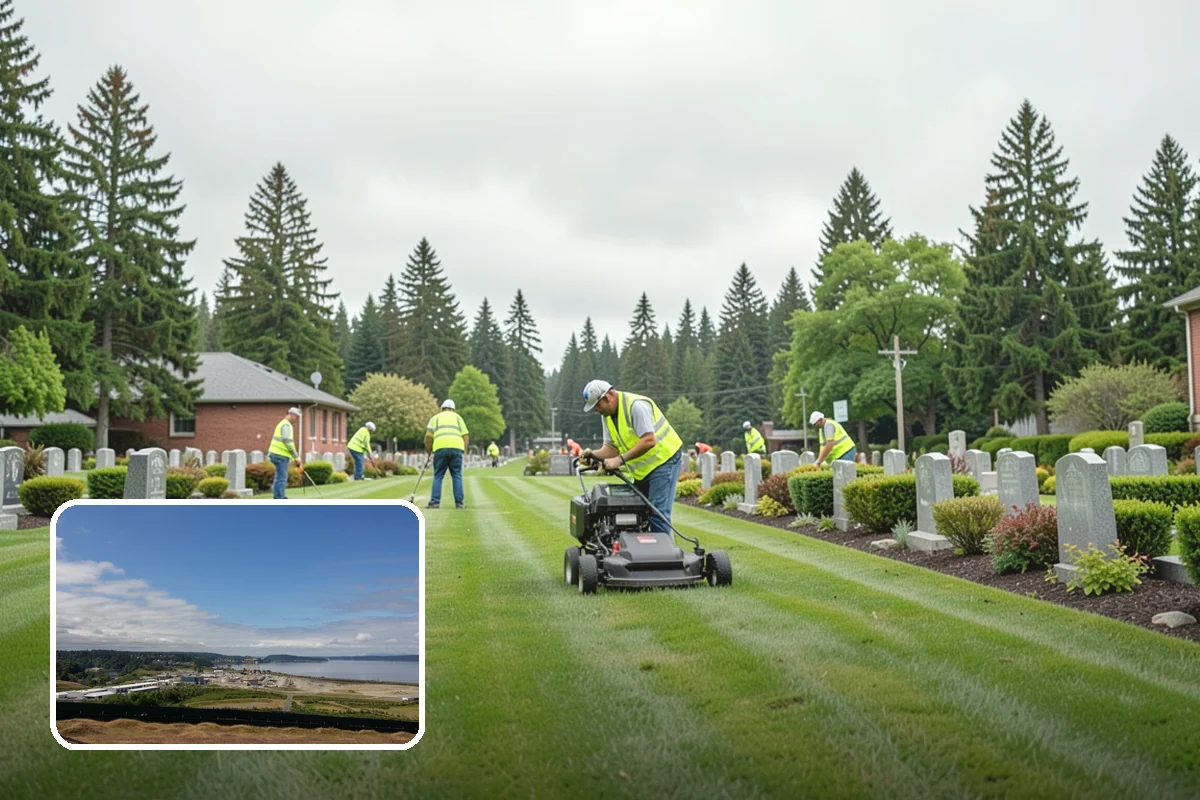 Trail Clearing in University Place, Pierce County, WA - Restores safe tread width and overhead clearance