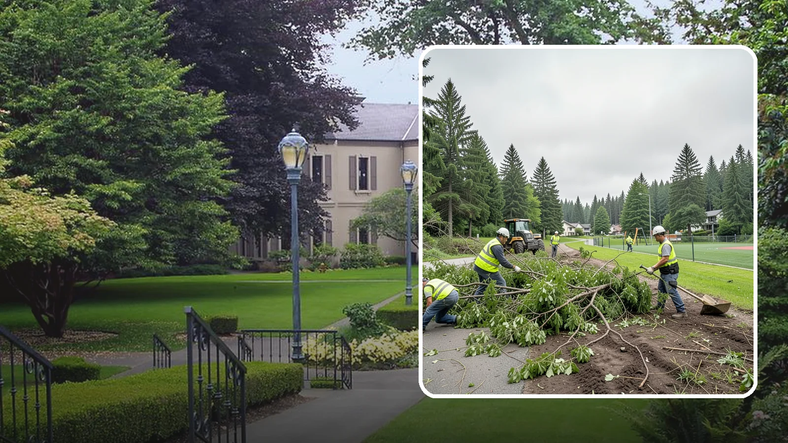 Trail Clearing in Woodinville, King County, WA - Clearing of encroaching brush, limbs, and deadfall from public trails to restore the designed tread width and overhead clearance.