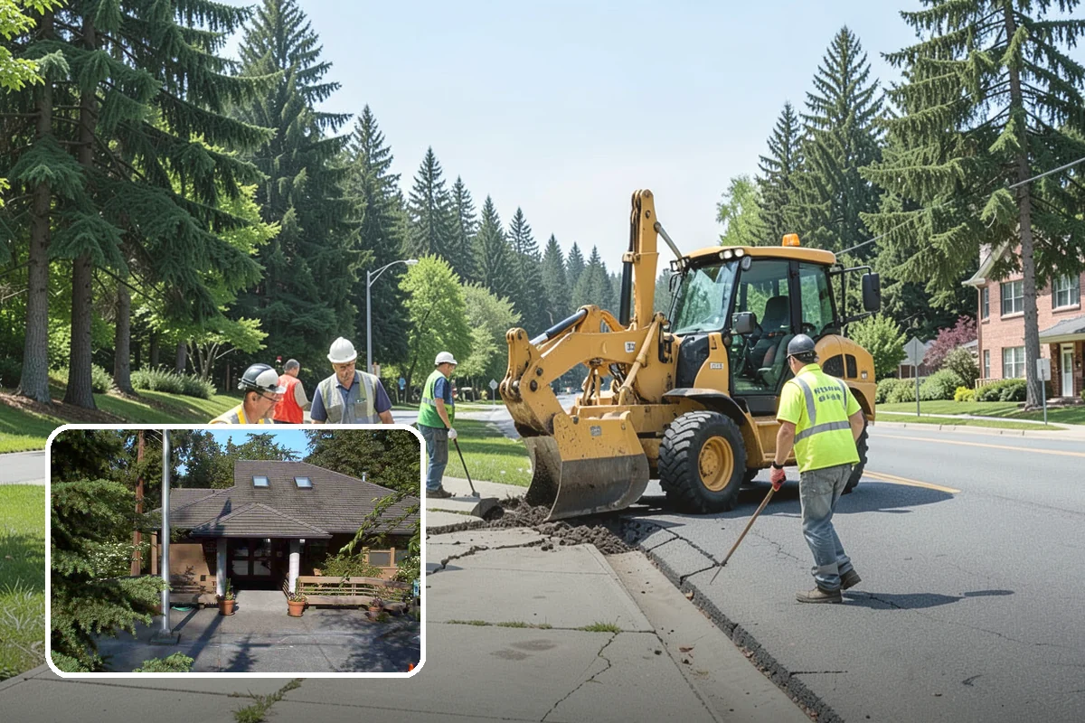Trail Clearing in Yarrow Point, King County, WA - Restores safe tread width and overhead clearance