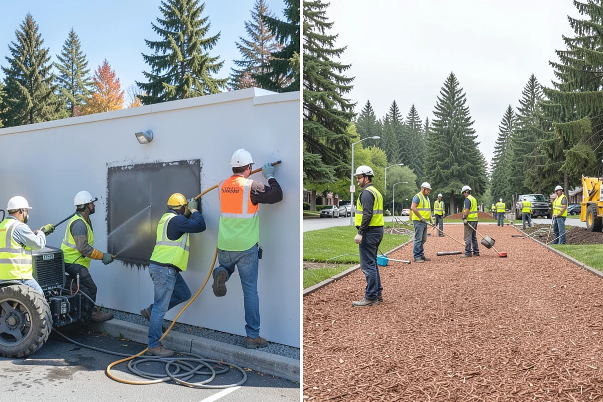 Trail Fencing in Beaux Arts Village, King County, WA - Walk the trail to plan alignment, access, and habitat zones