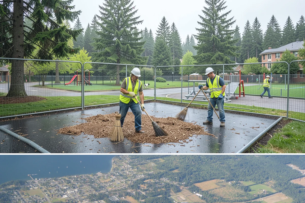 Trail Fencing in Coupeville, Island County, WA - Trail fencing is best installed in the dry season from late spring through early fall to limit ground disturbance in wet...