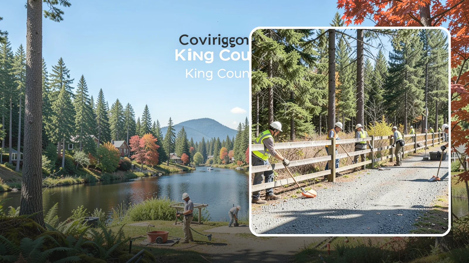 Trail Fencing in Covington, King County, WA - Install trail fencing and split-rail systems that guide users, protect habitat, and blend with natural settings.