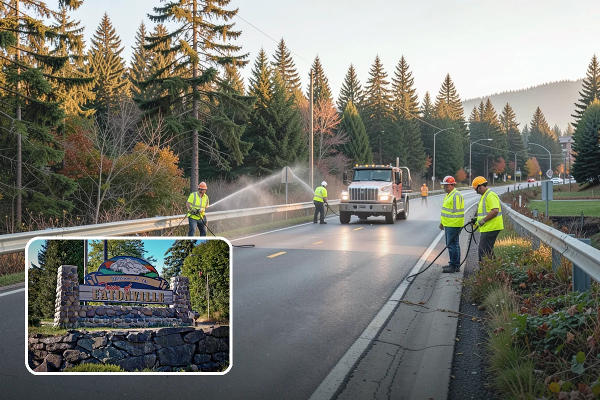 Trail Fencing in Eatonville, Pierce County, WA - Guides trail users while protecting habitat and plantings
