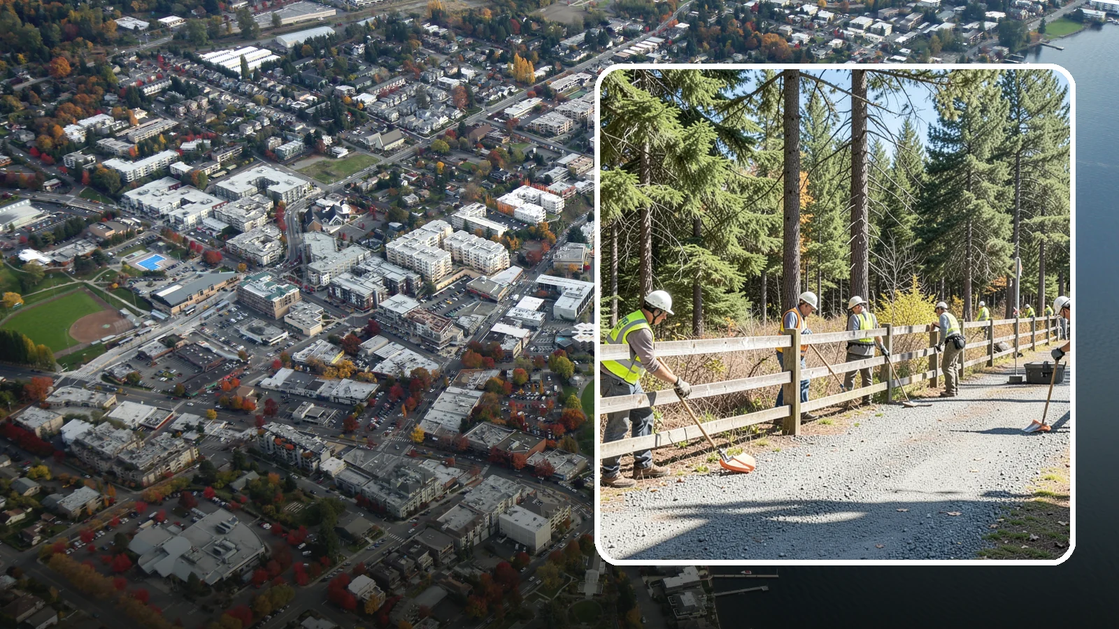 Trail Fencing in Kirkland, King County, WA - Install trail fencing and split-rail systems that guide users, protect habitat, and blend with natural settings.