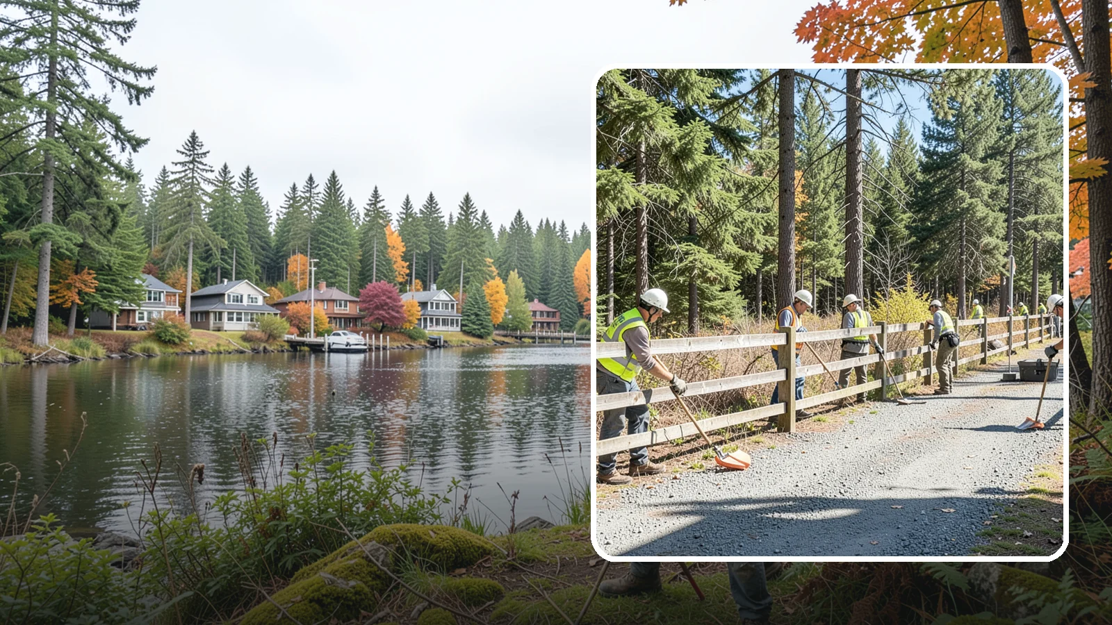 Trail Fencing in La Conner, Skagit County, WA - Install trail fencing and split-rail systems that guide users, protect habitat, and blend with natural settings.