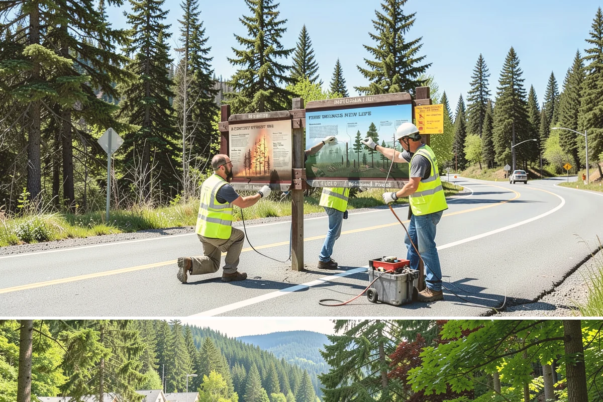 Trail Fencing in Lake Forest Park, King County, WA - Trail fencing is best installed in the dry season from late spring through early fall to limit ground disturbance in wet...