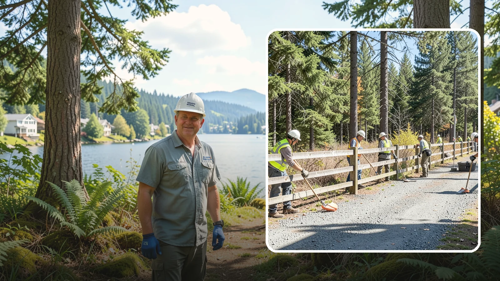 Trail Fencing in Milton, King County, WA - Install trail fencing and split-rail systems that guide users, protect habitat, and blend with natural settings.