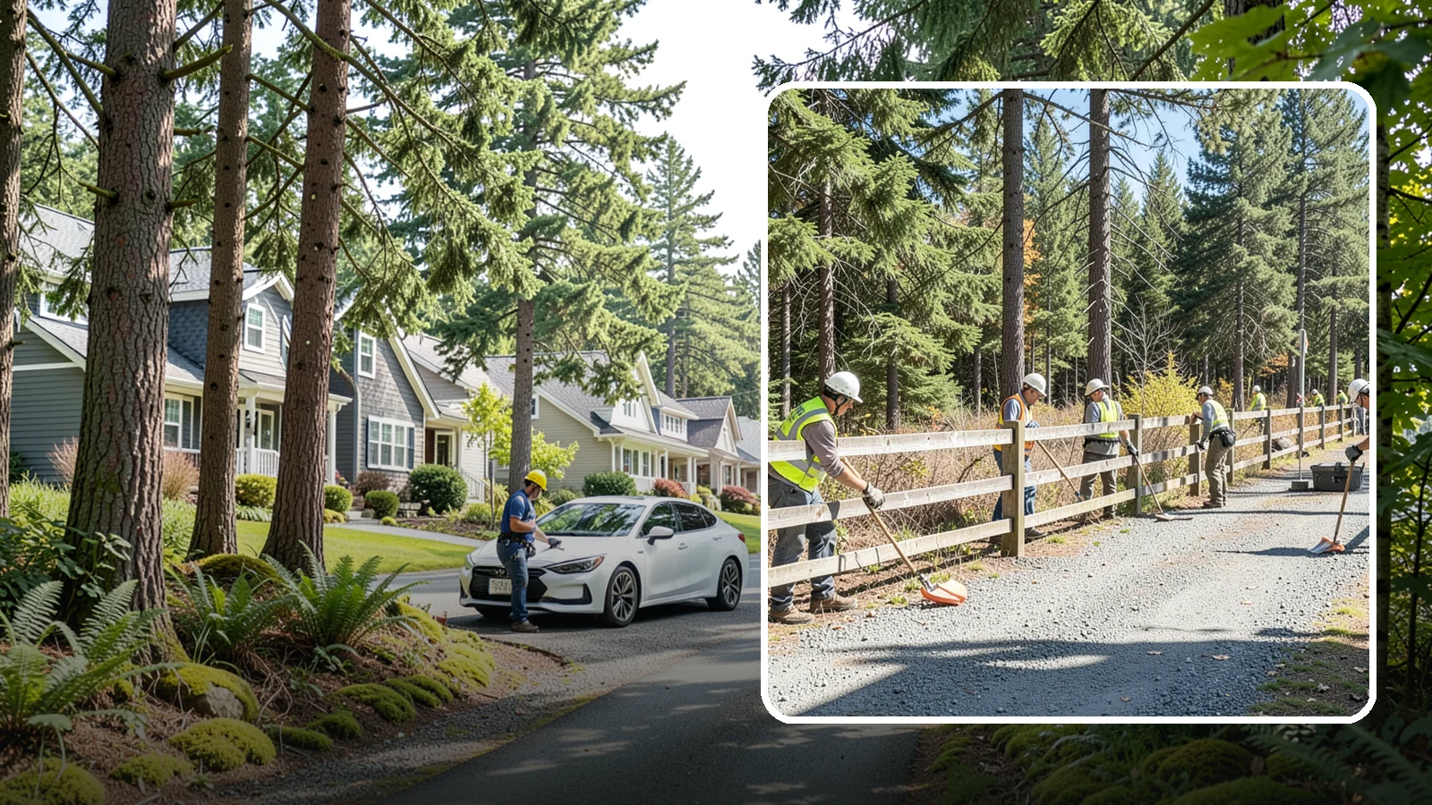 Trail Fencing in Normandy Park, King County, WA - Install trail fencing and split-rail systems that guide users, protect habitat, and blend with natural settings.