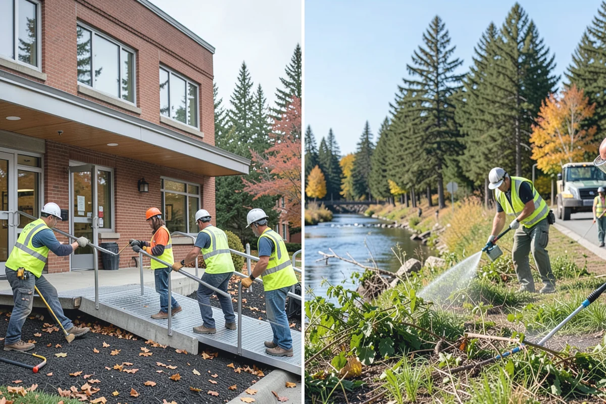Trail Fencing in Redmond, King County, WA - Walk the trail to plan alignment, access, and habitat zones
