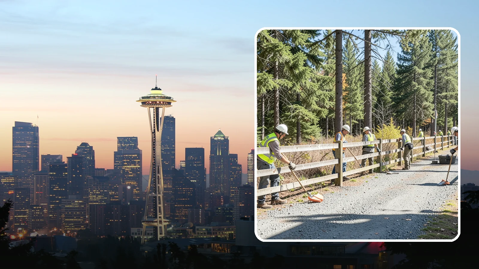 Trail Fencing in Seattle, King County, WA - Install trail fencing and split-rail systems that guide users, protect habitat, and blend with natural settings.