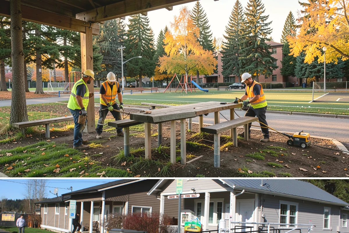 Trail Fencing in South Prairie, Pierce County, WA - Trail fencing is best installed in the dry season from late spring through early fall to limit ground disturbance in wet...