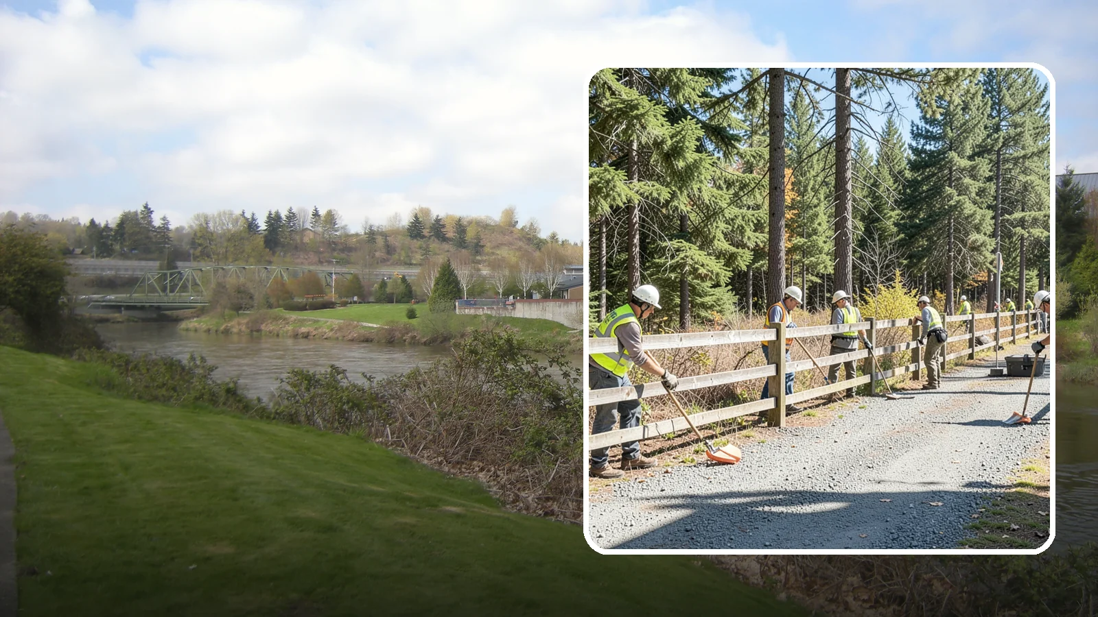 Trail Fencing in Tukwila, King County, WA - Install trail fencing and split-rail systems that guide users, protect habitat, and blend with natural settings.