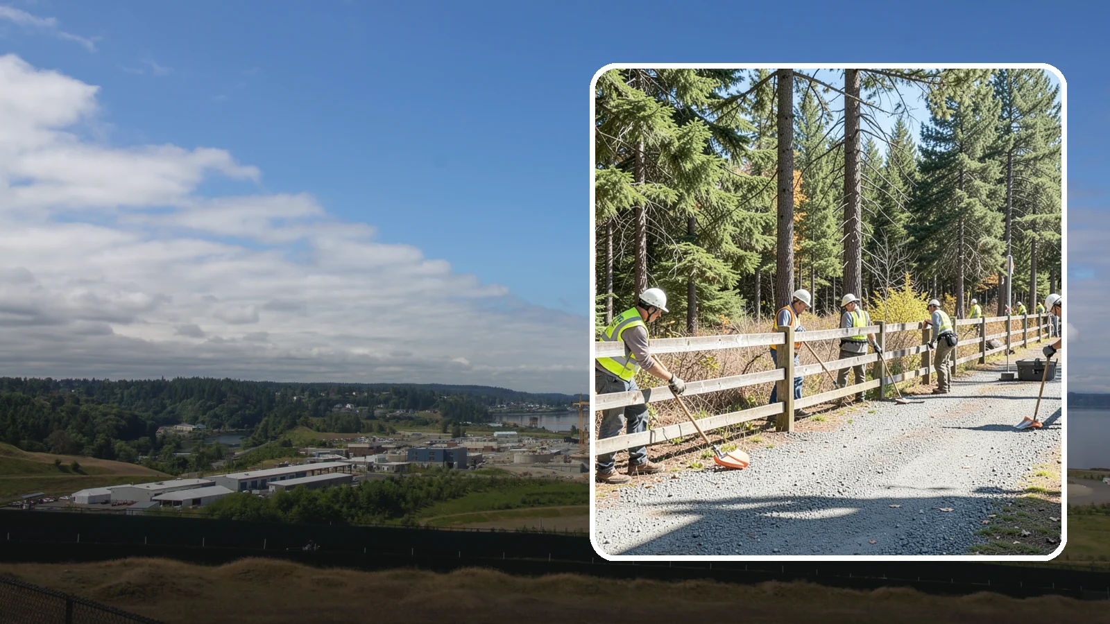 Trail Fencing in University Place, Pierce County, WA - Install trail fencing and split-rail systems that guide users, protect habitat, and blend with natural settings.