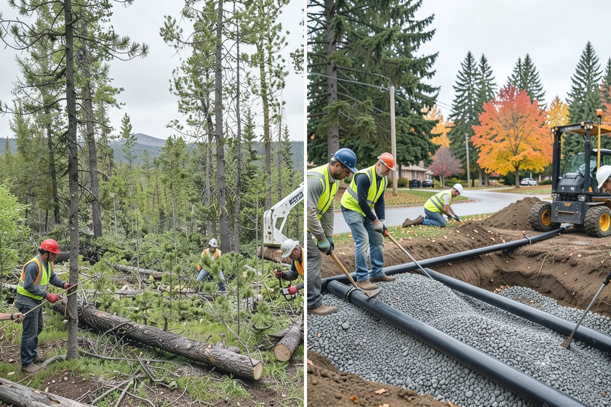 Trail Fencing in Wilkeson, Pierce County, WA - Walk the trail to plan alignment, access, and habitat zones