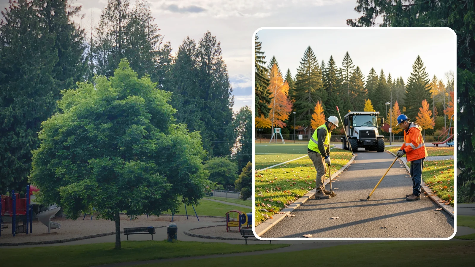 Trail Maintenance in Bonney Lake, Pierce County, WA - Routine maintenance of multi-use trails to keep surfaces safe, drainable, and accessible to the public.