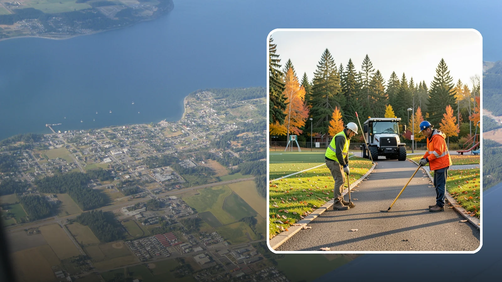 Trail Maintenance in Coupeville, Island County, WA - Routine maintenance of multi-use trails to keep surfaces safe, drainable, and accessible to the public.