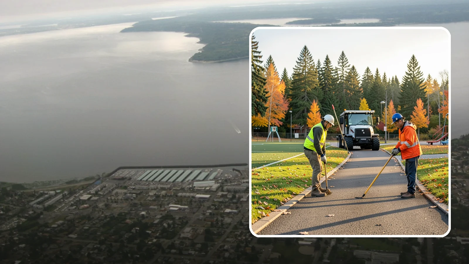 Trail Maintenance in Des Moines, King County, WA - Routine maintenance of multi-use trails to keep surfaces safe, drainable, and accessible to the public.