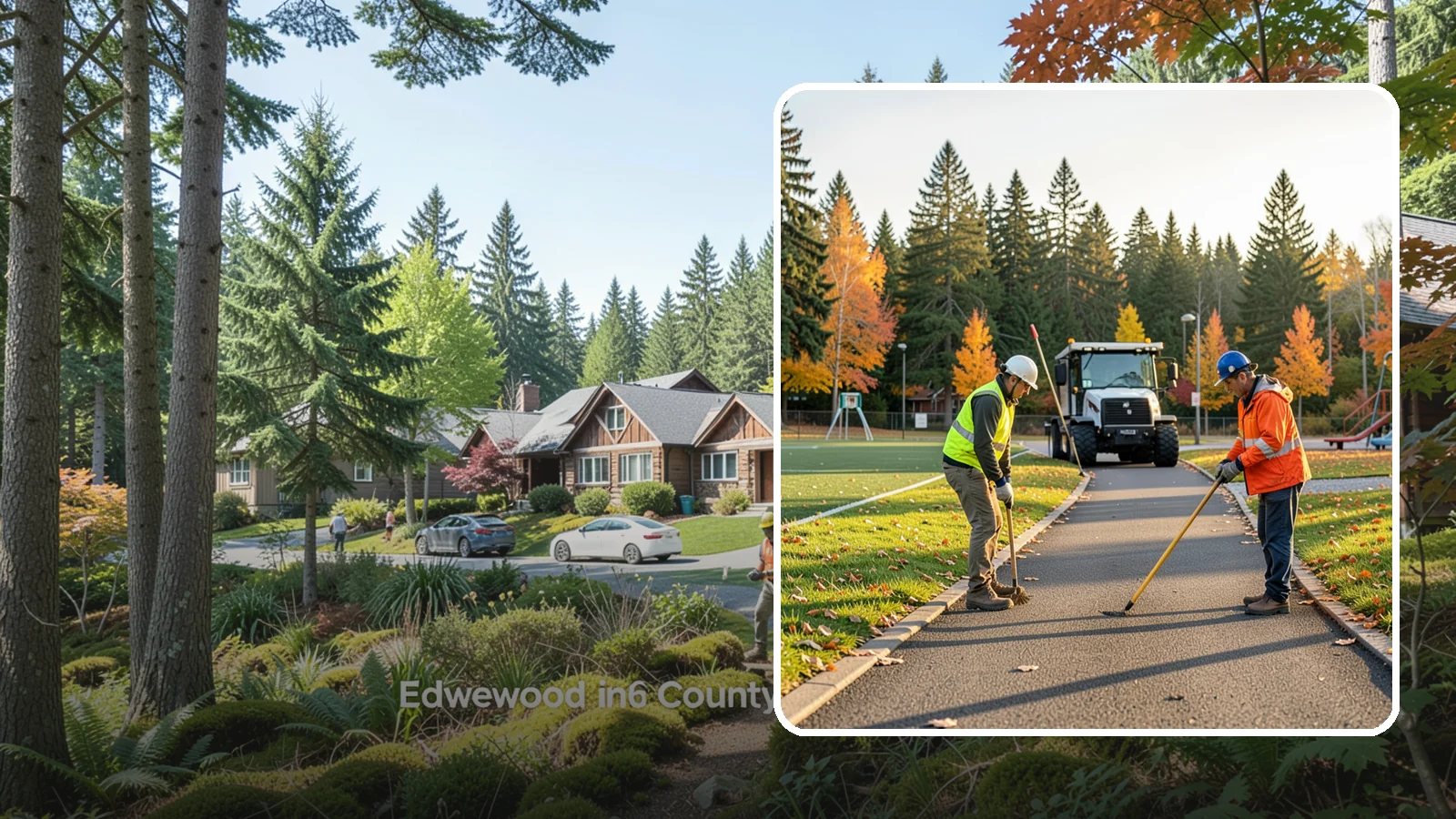 Trail Maintenance in Edgewood, Pierce County, WA - Routine maintenance of multi-use trails to keep surfaces safe, drainable, and accessible to the public.