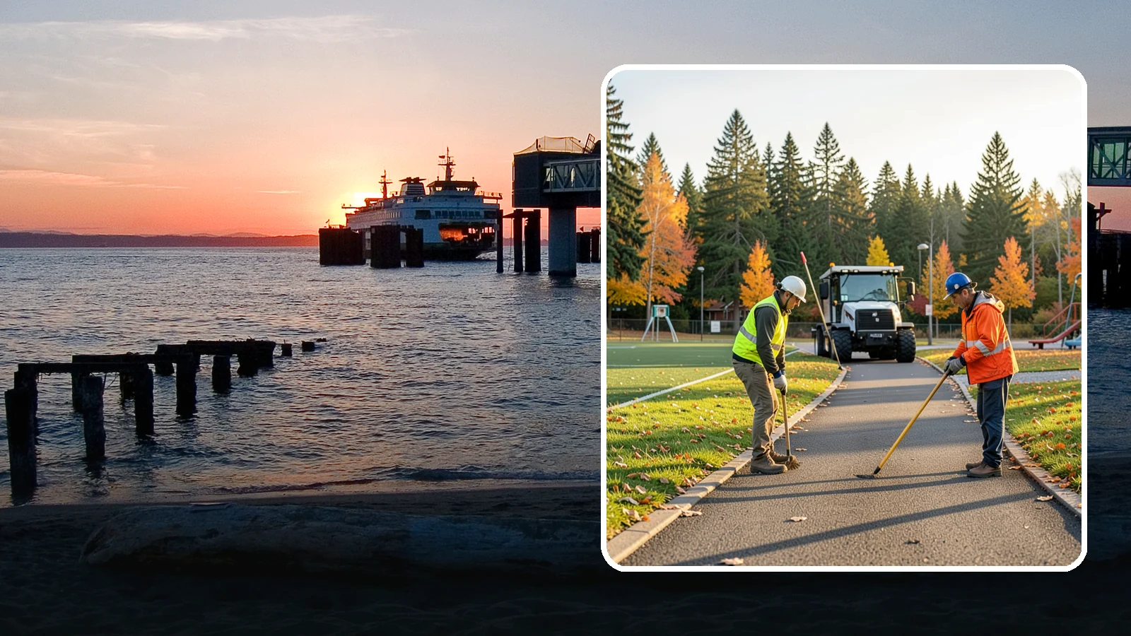 Trail Maintenance in Edmonds, Snohomish County, WA - Routine maintenance of multi-use trails to keep surfaces safe, drainable, and accessible to the public.