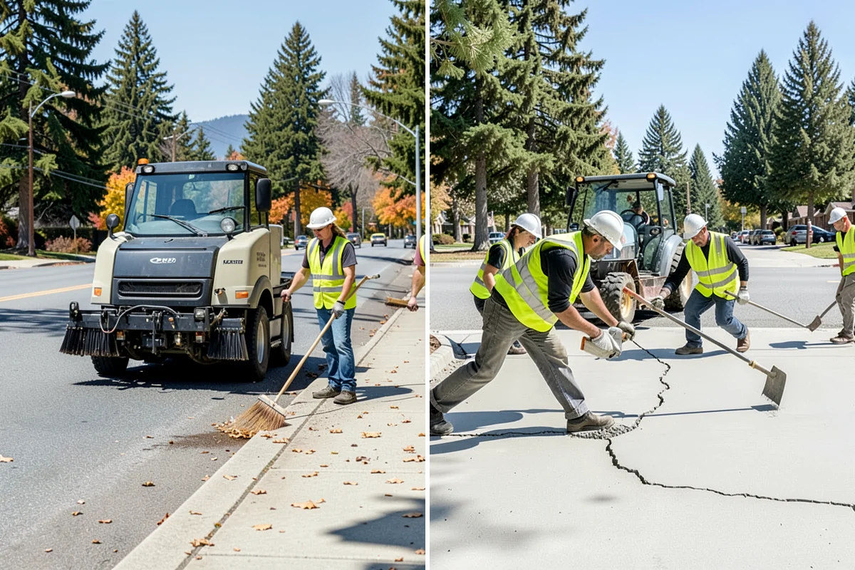 Trail Maintenance in Federal Way, King County, WA - Walk the corridor and log hazards, drainage, and encroachment