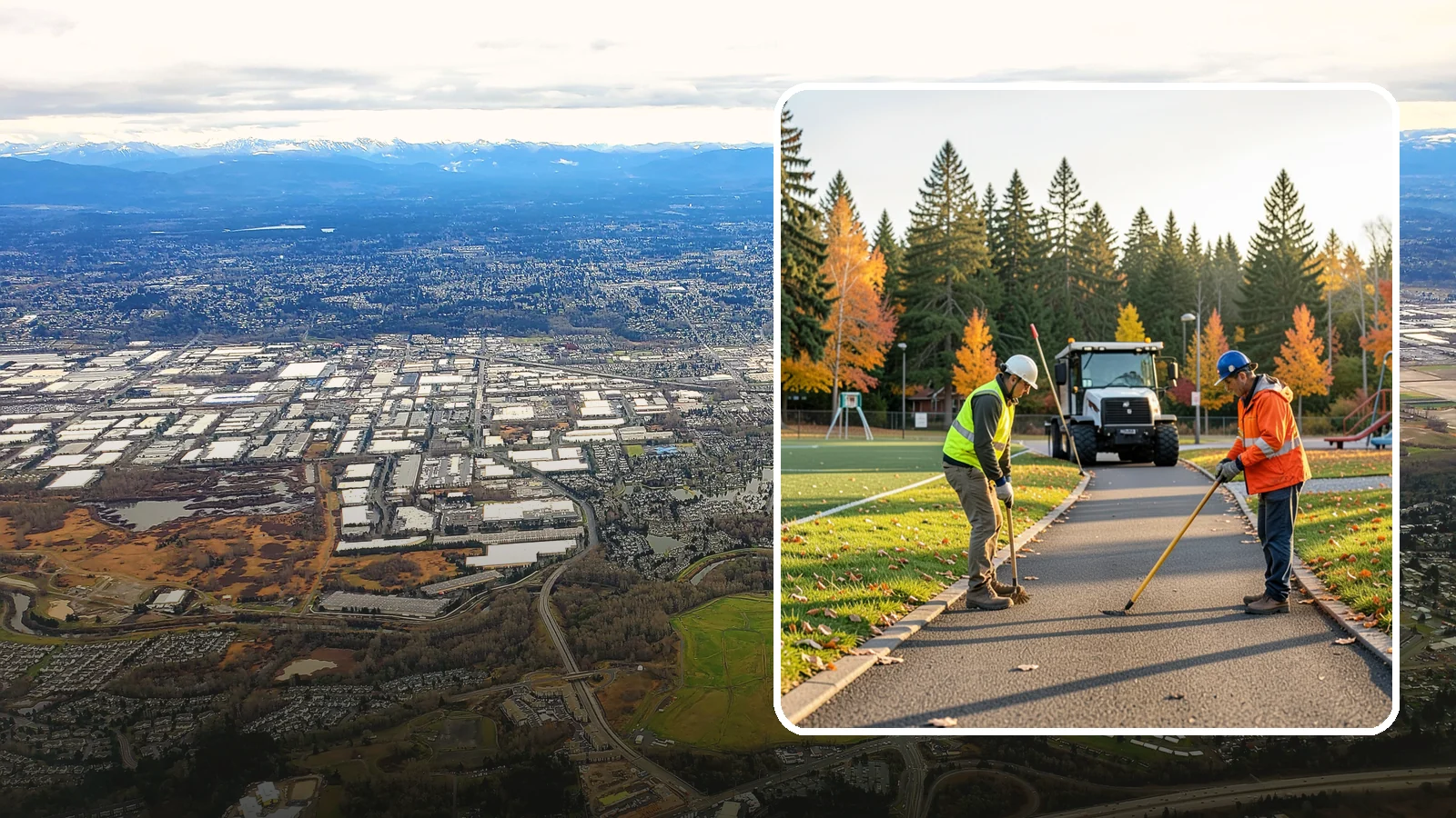Trail Maintenance in Kent, King County, WA - Routine maintenance of multi-use trails to keep surfaces safe, drainable, and accessible to the public.
