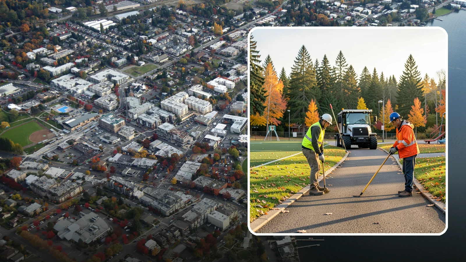 Trail Maintenance in Kirkland, King County, WA - Routine maintenance of multi-use trails to keep surfaces safe, drainable, and accessible to the public.