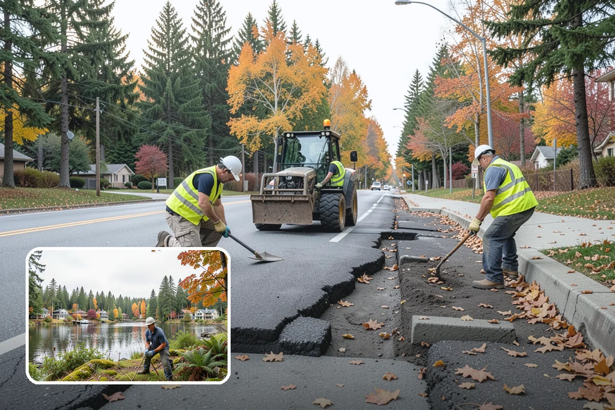 Trail Maintenance in La Conner, Skagit County, WA - Keeps tread surfaces safe and reduces trip-and-fall liability