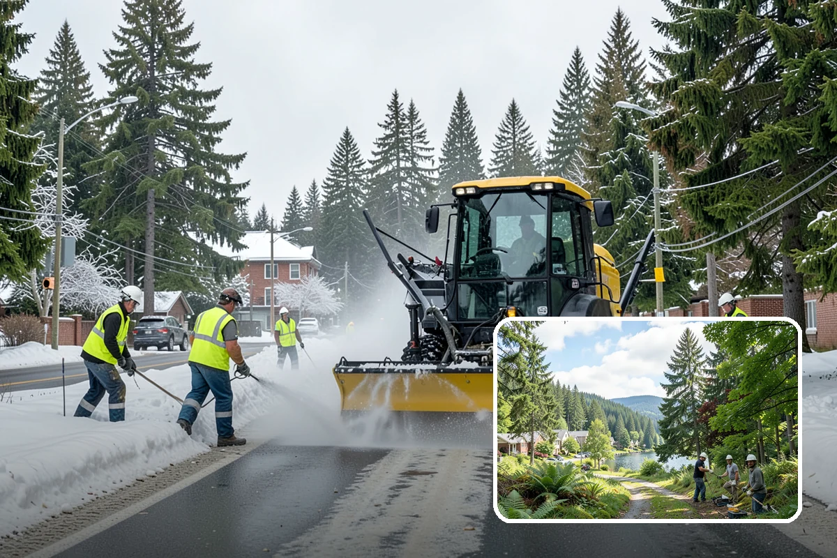 Trail Maintenance in Lake Forest Park, King County, WA - Keeps tread surfaces safe and reduces trip-and-fall liability