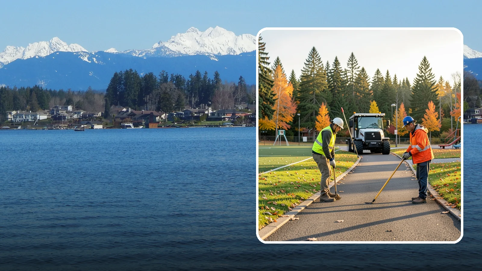 Trail Maintenance in Lake Stevens, Snohomish County, WA - Routine maintenance of multi-use trails to keep surfaces safe, drainable, and accessible to the public.
