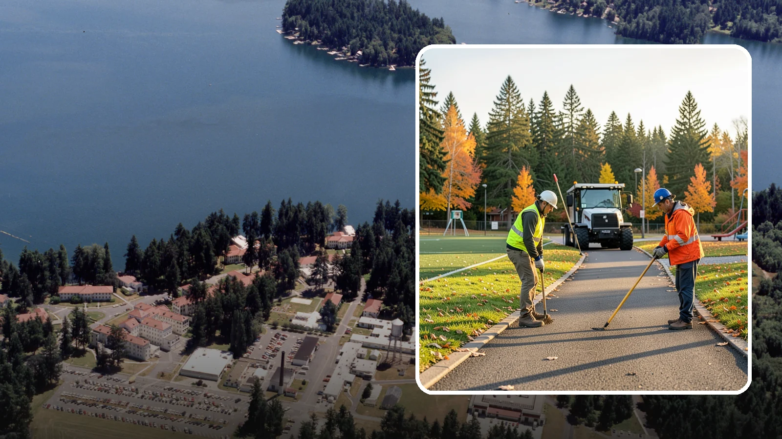 Trail Maintenance in Lakewood, Pierce County, WA - Routine maintenance of multi-use trails to keep surfaces safe, drainable, and accessible to the public.