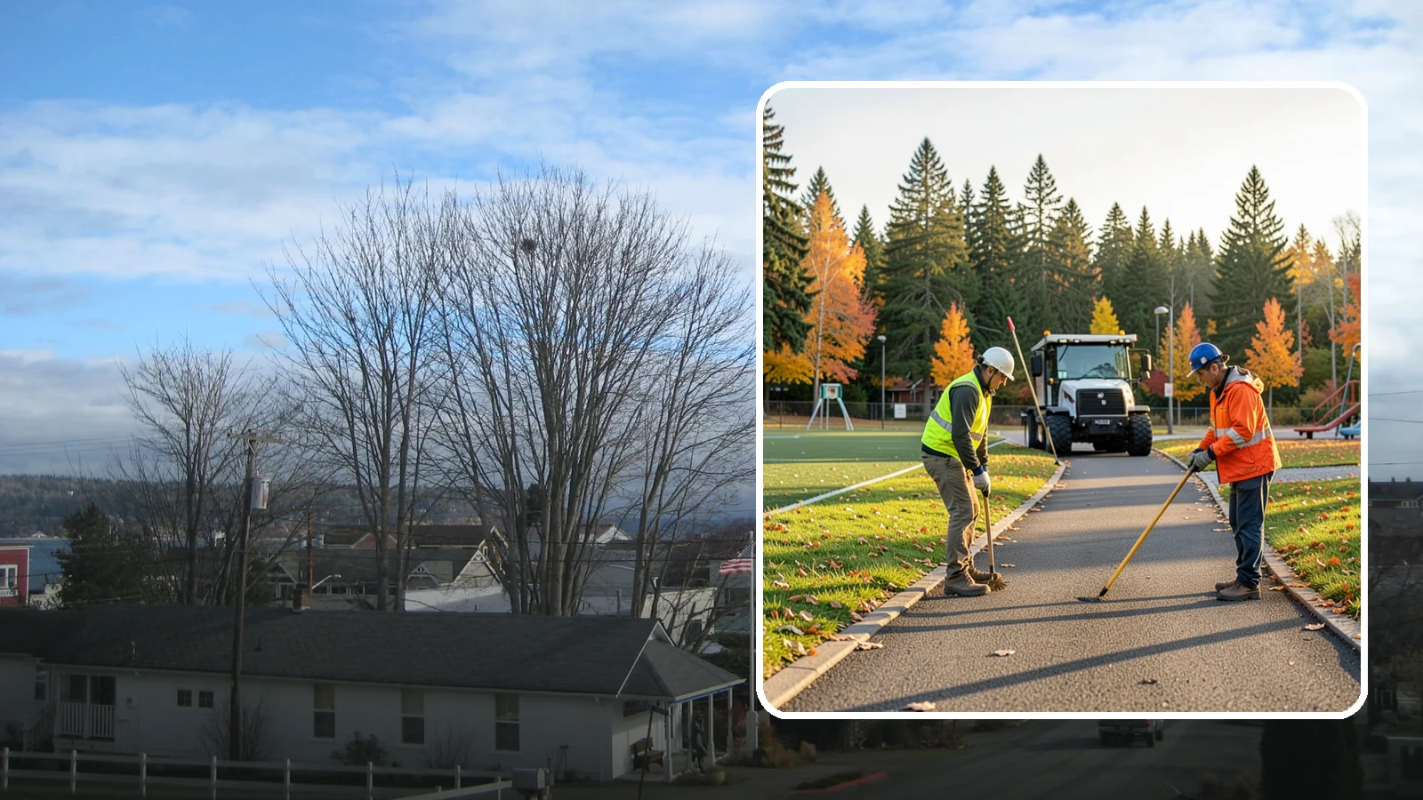 Trail Maintenance in Langley, Island County, WA - Routine maintenance of multi-use trails to keep surfaces safe, drainable, and accessible to the public.