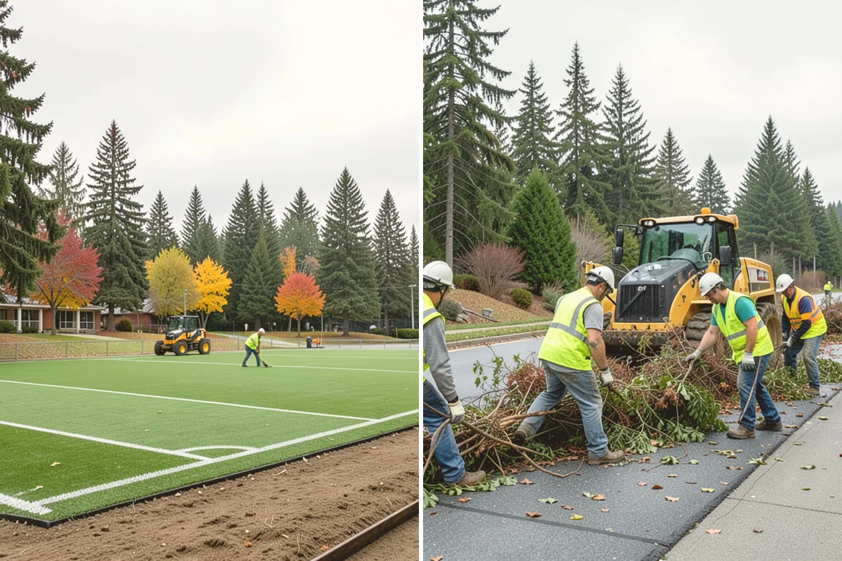 Trail Maintenance in Milton, King County, WA - Walk the corridor and log hazards, drainage, and encroachment