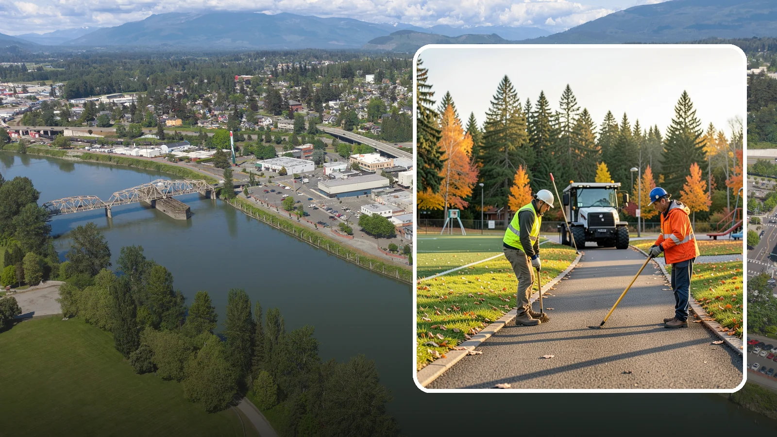 Trail Maintenance in Mount Vernon, Skagit County, WA - Routine maintenance of multi-use trails to keep surfaces safe, drainable, and accessible to the public.