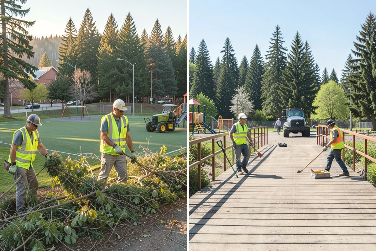 Trail Maintenance in Mountlake Terrace, Snohomish County, WA - Walk the corridor and log hazards, drainage, and encroachment