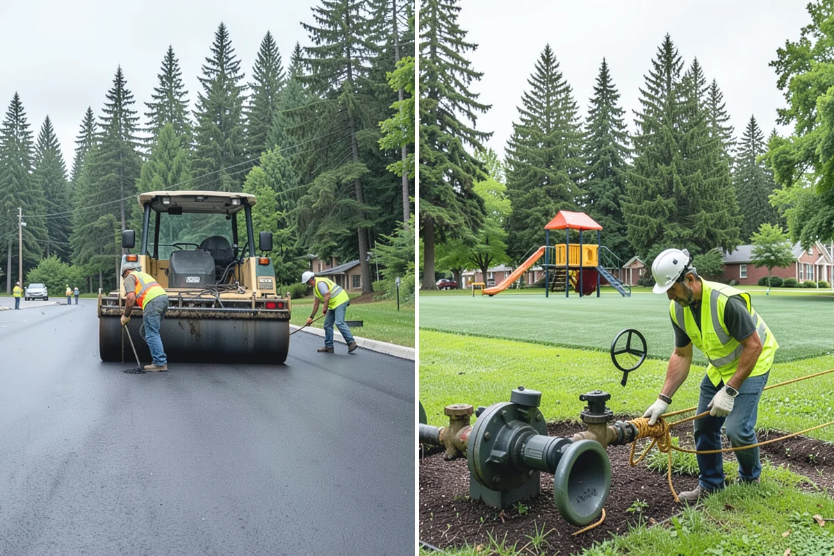 Trail Paving in Auburn, King County, WA - Clear, grade, and shape the trail subgrade