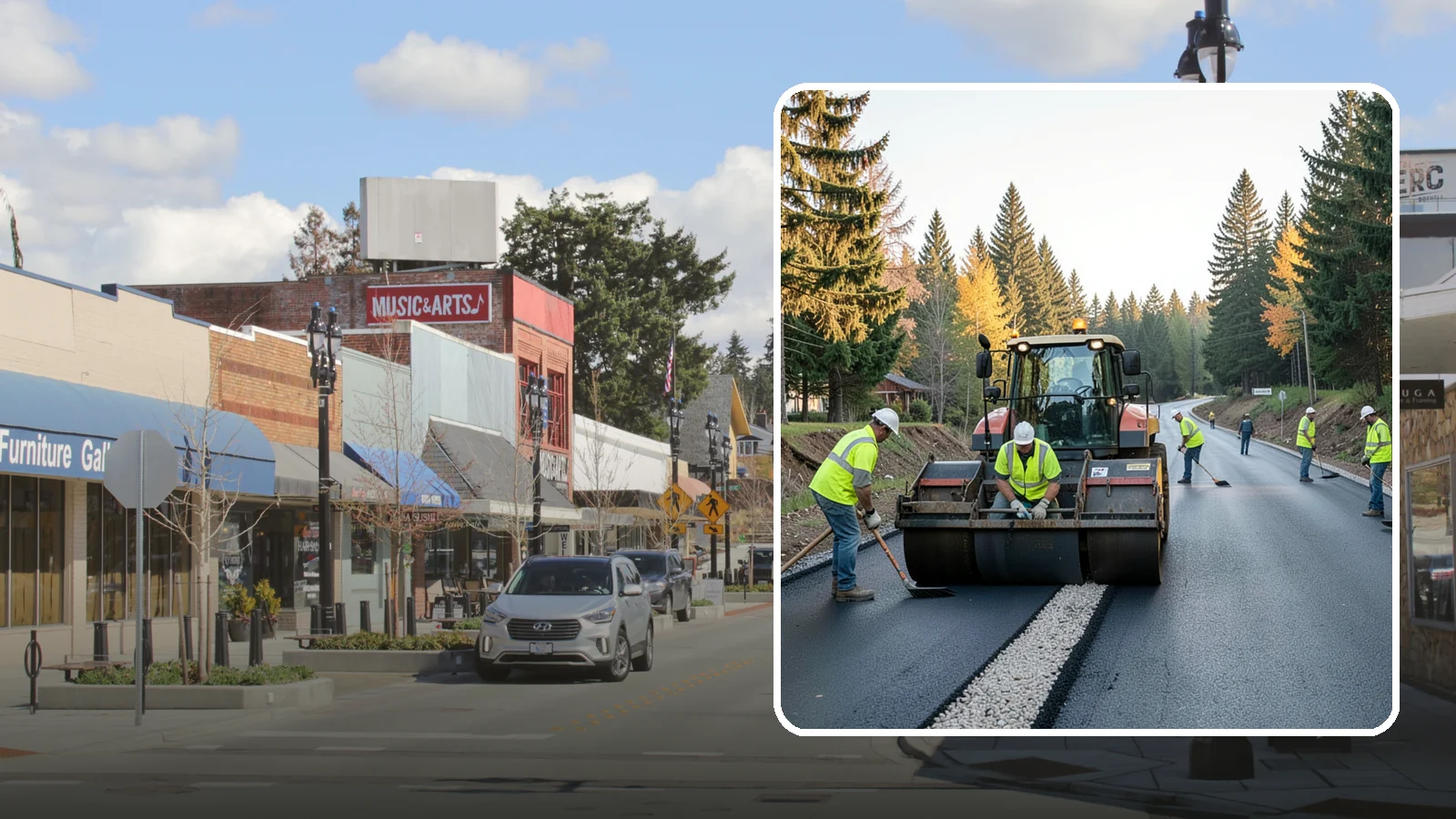 Trail Paving in Bothell, King County, WA - Asphalt paving for multi-use trails, park paths, and connector routes built to agency trail standards.