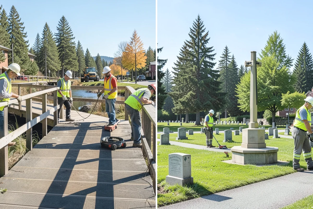 Trail Paving in Buckley, Pierce County, WA - Clear, grade, and shape the trail subgrade