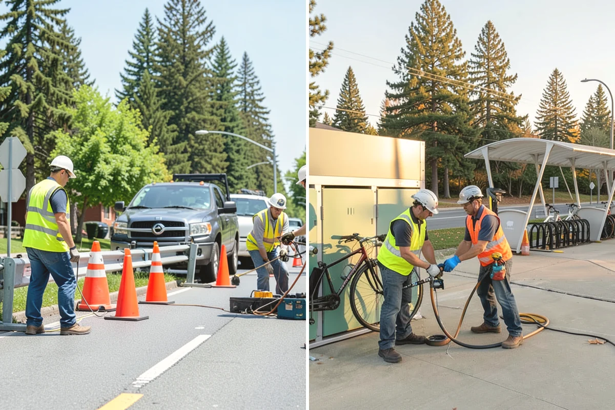 Trail Paving in Burien, King County, WA - Clear, grade, and shape the trail subgrade