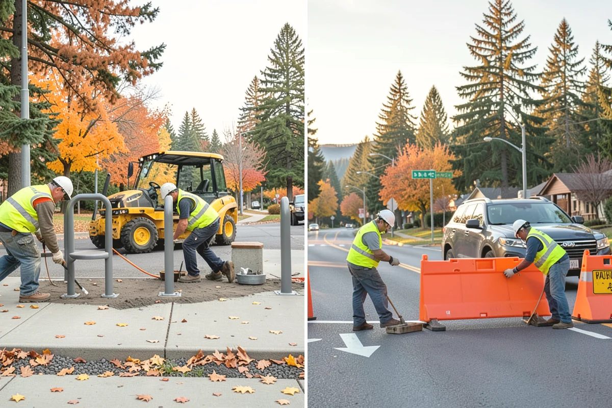 Trail Paving in Carbonado, Pierce County, WA - Clear, grade, and shape the trail subgrade