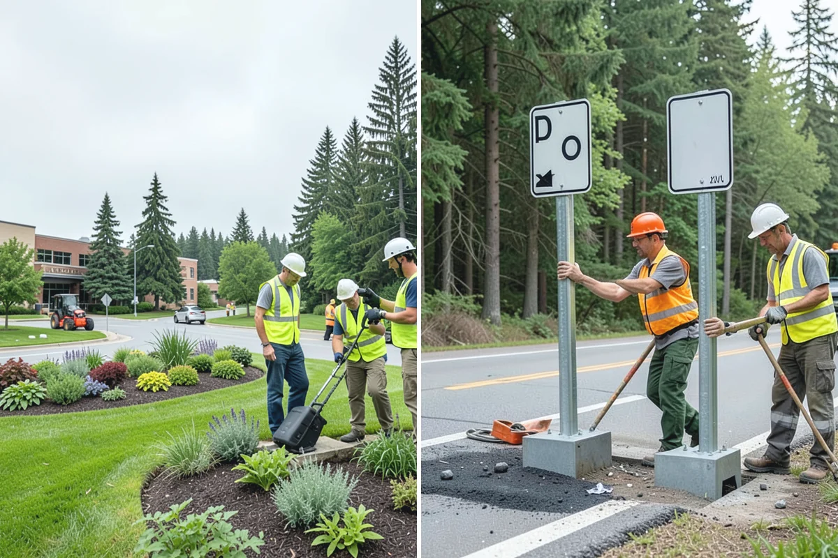 Trail Paving in Des Moines, King County, WA - Clear, grade, and shape the trail subgrade