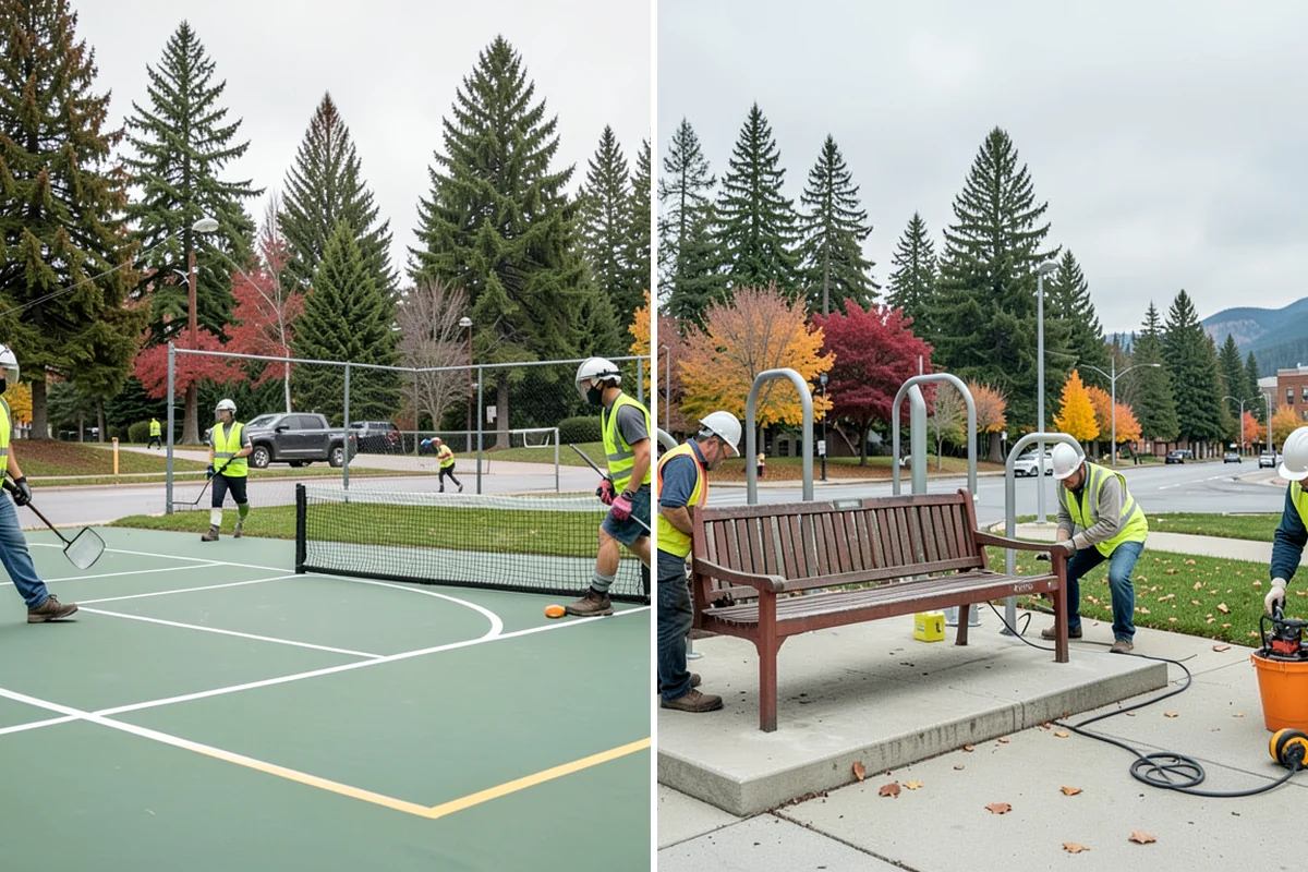Trail Paving in Enumclaw, King County, WA - Clear, grade, and shape the trail subgrade