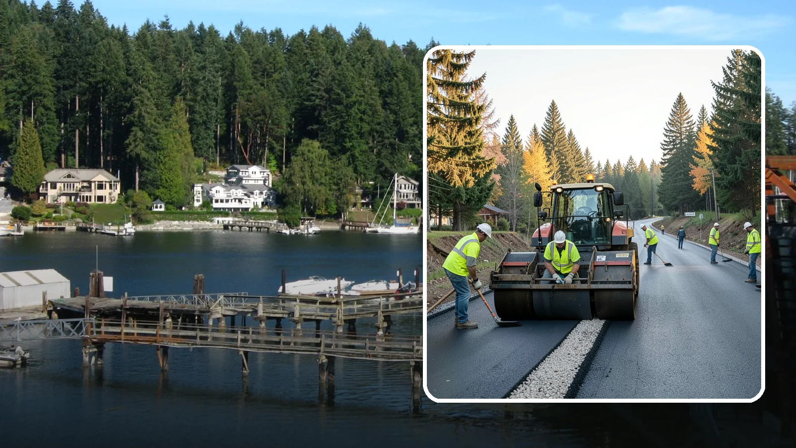 Trail Paving in Gig Harbor, Pierce County, WA - Asphalt paving for multi-use trails, park paths, and connector routes built to agency trail standards.