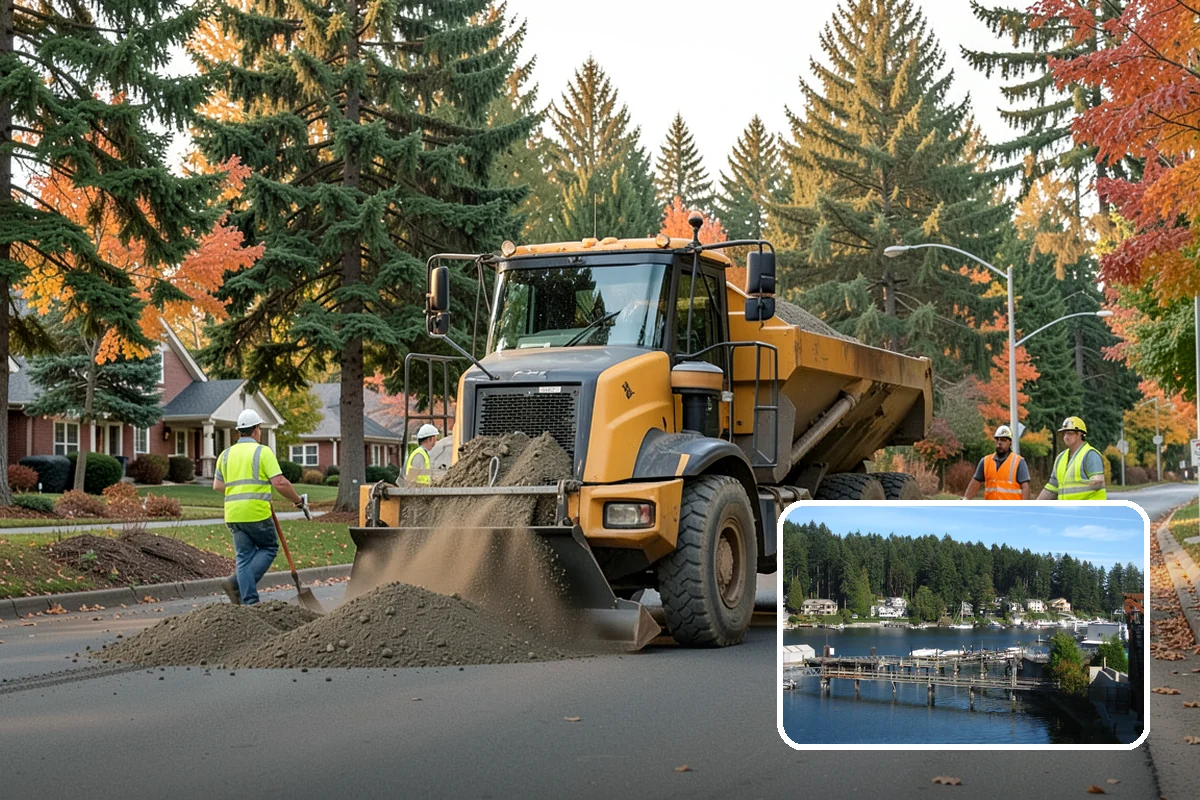Trail Paving in Gig Harbor, Pierce County, WA - Smooth, accessible surface for all trail users