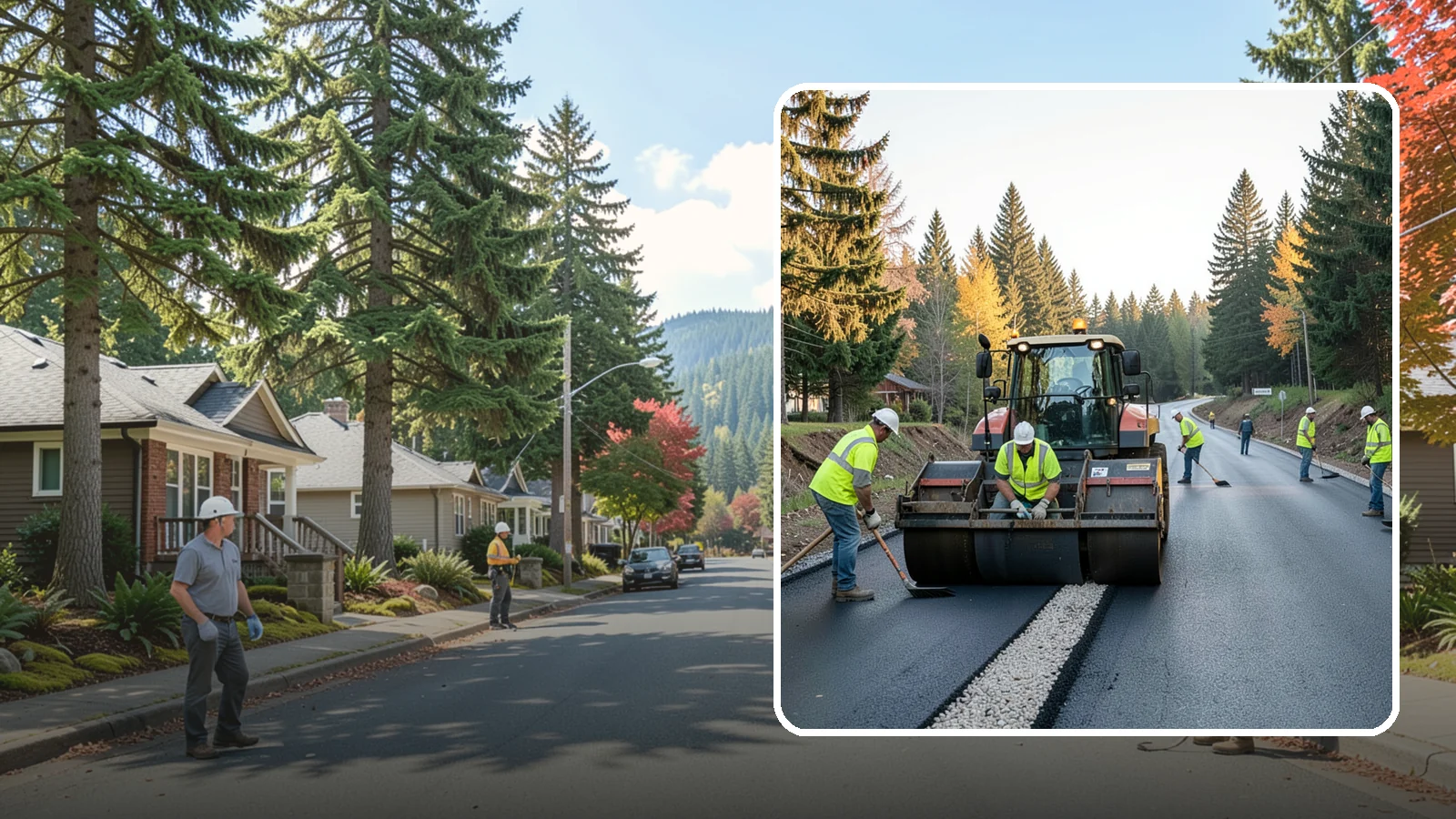 Trail Paving in Hunts Point, King County, WA - Asphalt paving for multi-use trails, park paths, and connector routes built to agency trail standards.