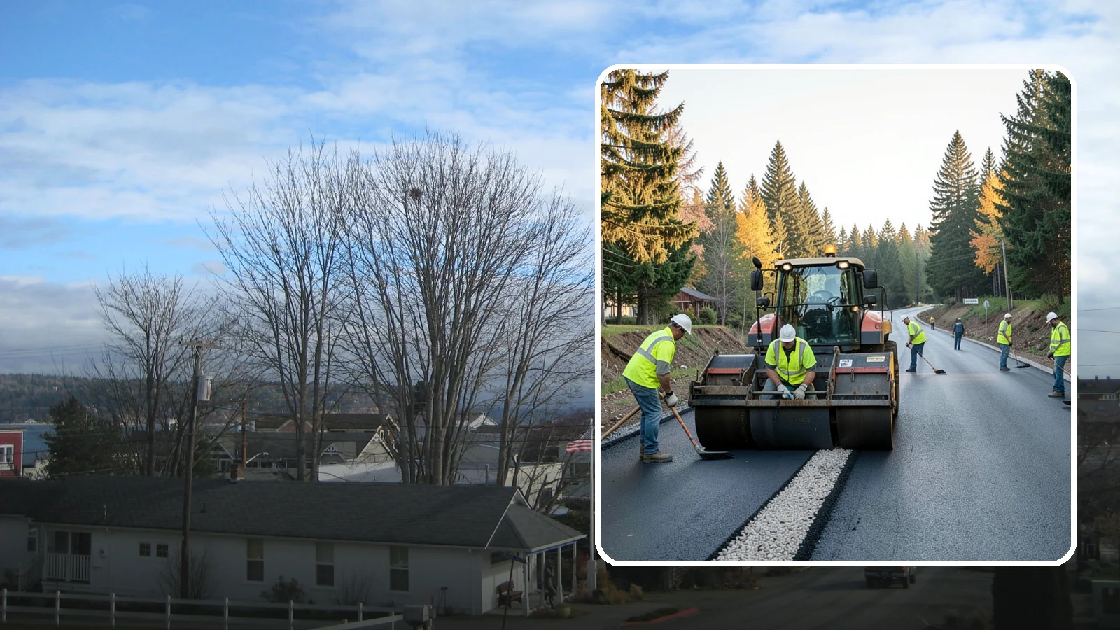 Trail Paving in Langley, Island County, WA - Asphalt paving for multi-use trails, park paths, and connector routes built to agency trail standards.