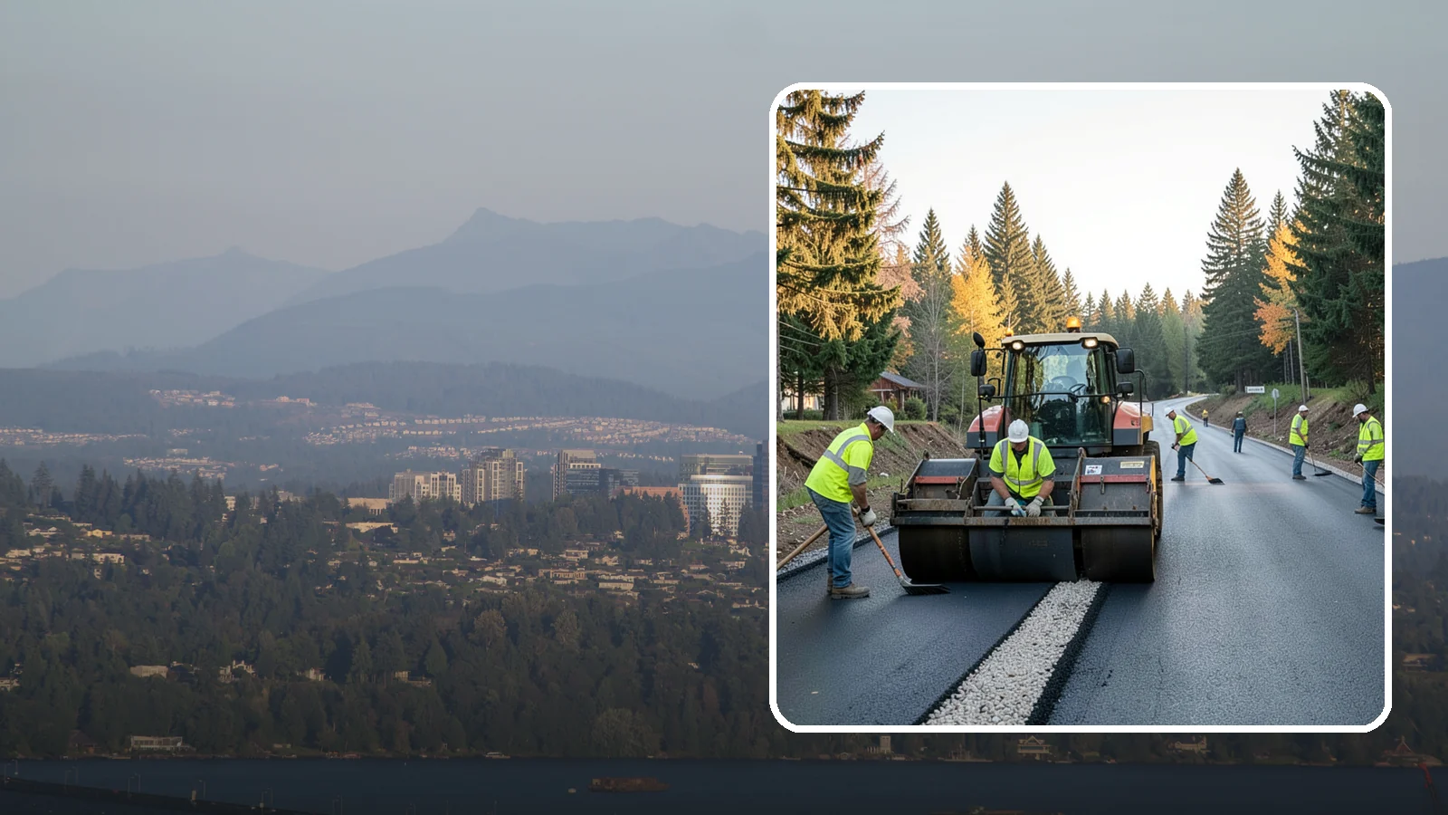 Trail Paving in Medina, King County, WA - Asphalt paving for multi-use trails, park paths, and connector routes built to agency trail standards.