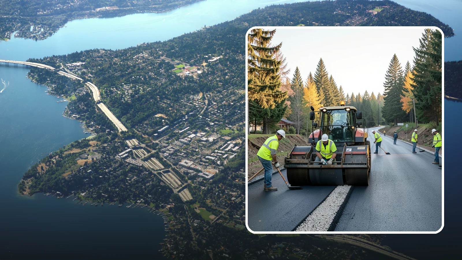 Trail Paving in Mercer Island, King County, WA - Asphalt paving for multi-use trails, park paths, and connector routes built to agency trail standards.