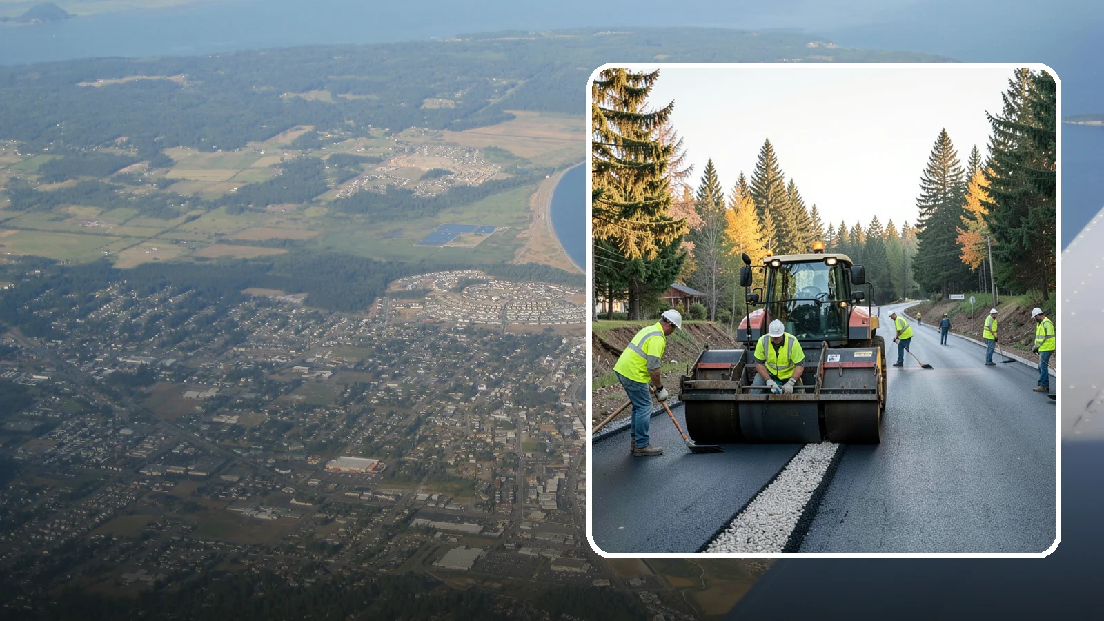 Trail Paving in Oak Harbor, Island County, WA - Asphalt paving for multi-use trails, park paths, and connector routes built to agency trail standards.